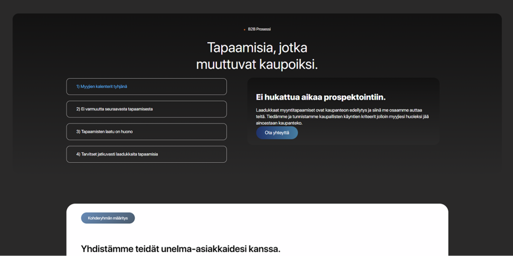 Diilitakuun uusi verkkosivusto keskittyy työnhakuun ja asiakashankintaan