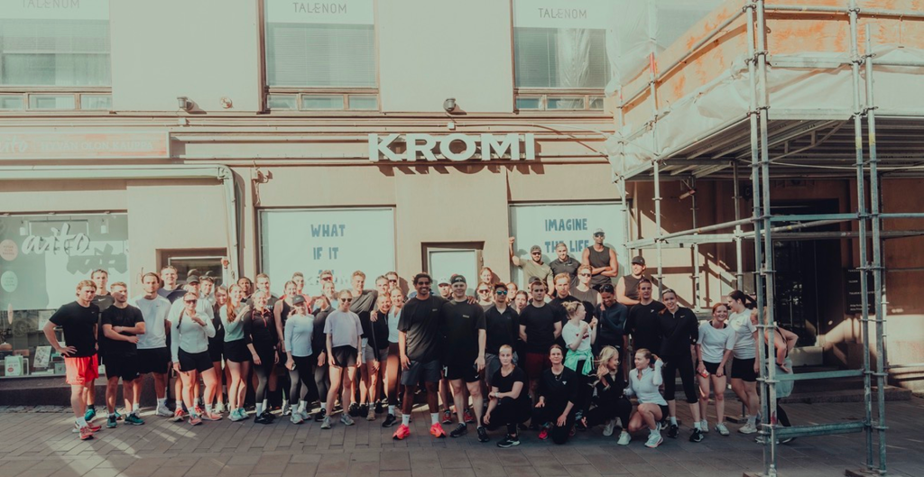 Kromi Run Club tapahtumakonsepti & brändäys