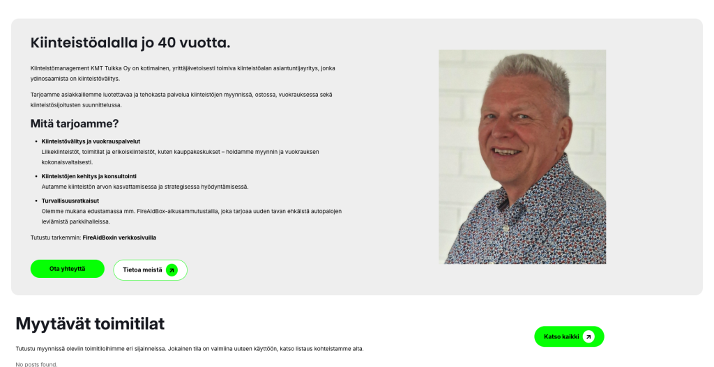 Kiinteistönvälityksen ammattilainen Keski-Suomessa