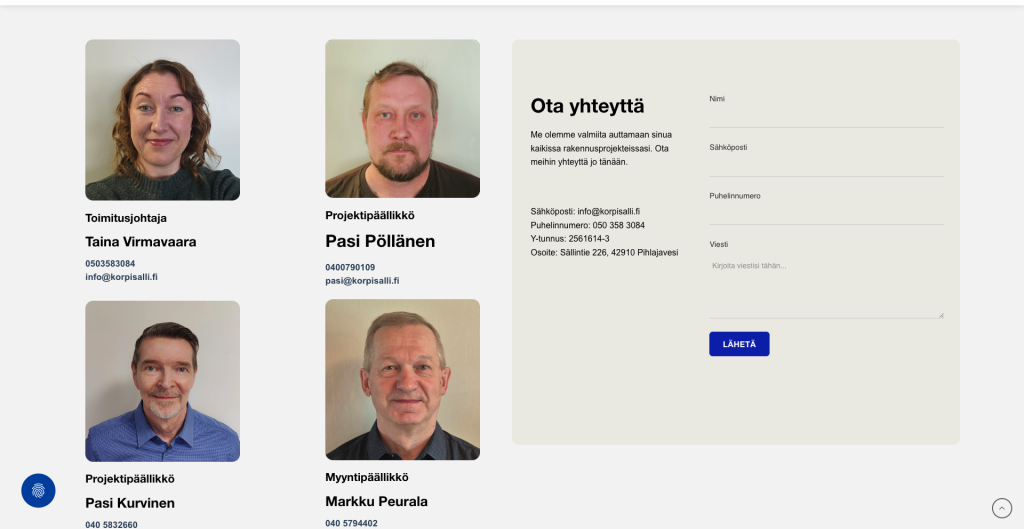 Uudenlainen ulkoasu julkisivurakentaja Korpisällille