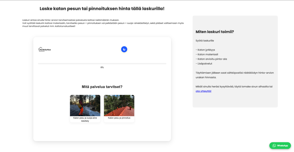 Uuden verkkosivuston avulla lisää liidejä Nordic Surfacelle