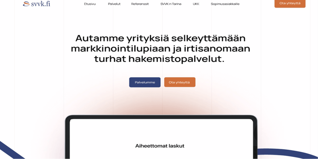 Suomen Verkkoviestintäkeskukselle modernit verkkosivut