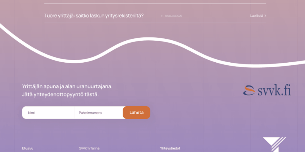 Suomen Verkkoviestintäkeskukselle modernit verkkosivut